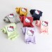 LE0278 กางเกงเลคกิ้งเด็กผู้หญิง ขายาว ปักหน้าคิตตี้ที่ปลายขา สีแดง S.100