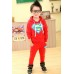 BO0421 ชุดวอร์มเด็กผู้ชาย ลายซุปเปอร์แมน Superman + กางเกงขายาวสีแดง (2ชิ้น)