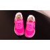 SH0176 รองเท้าผ้าใบพื้นยางเด็กผู้หญิง สีชมพูขาว (มีกล่อง) 17cm