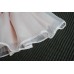 GI1257 เดรสเด็กผู้หญิงออกงาน คอกลมแขนสั้น พร้อมเชือกติดดอกไม้ผูกเอว สีชมพู (2ชิ้น)