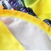 SW0136 ชุดว่ายน้ำเด็กผู้ชาย แบบเสื้อแขนสั้น กางเกงขาสั้นเอวรูด พร้อมหมวก ลายทรานฟอร์เมอร์ สีเหลือง (3ชิ้น) S.120