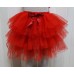 LE0384 กระโปรงเด็กผู้หญิง ปอมๆ เชียร์ TUTU ติดโบว์ขอบเอว ไซส์ L อายุ 5-8 ปี (เลือกสี)