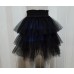 LE0385 กระโปรงเด็กผู้หญิง ปอมๆ เชียร์ TUTU ขอบเอวสีดำ ไซส์ L อายุ 5-8 ปี (เลือกสี)