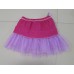 LE0384 กระโปรงเด็กผู้หญิง ปอมๆ เชียร์ TUTU ติดโบว์ขอบเอว ไซส์ L อายุ 5-8 ปี (เลือกสี)