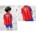 SW0189 ชุดว่ายน้ำเด็กผู้ชาย แบบบอดี้สูท ลายสไปเดอร์แมน พร้อมผ้าคลุมและหมวก (3ชิ้น) S.100