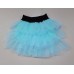 LE0385 กระโปรงเด็กผู้หญิง ปอมๆ เชียร์ TUTU ขอบเอวสีดำ ไซส์ L อายุ 5-8 ปี (เลือกสี)