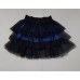 LE0385 กระโปรงเด็กผู้หญิง ปอมๆ เชียร์ TUTU ขอบเอวสีดำ ไซส์ L อายุ 5-8 ปี (เลือกสี)