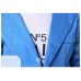 BO0608 ชุดสูทเด็กผู้ชายออกงาน เสื้อคลุมสูทแขนยาว สีฟ้าเข้ม (1ชิ้น) S.130