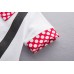 BS0238 ชุดบอดี้สูทเด็ก เอี๊ยมคอปกลายจุดแขนสั้น แนวมิกกี้เมาส์ S.80