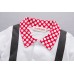 BS0238 ชุดบอดี้สูทเด็ก เอี๊ยมคอปกลายจุดแขนสั้น แนวมิกกี้เมาส์ S.80