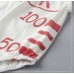 BS0206 ชุดบอดี้สูทแฟนซีเด็ก ลายขวดนมแขนกุดสีขาว พร้อมหมวกสีแดง (2ชิ้น) S.80