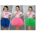 LE0400A กระโปรงเด็กโต-ผู้ใหญ่ เต้นรำการแสดง TUTU ฟรีไซส์ สีพื้น