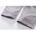 BO0595 ชุดสูทเด็กผู้ชาย เสื้อสูท+ หูกระต่าย + กางเกงขายาวลายทางสีเทา (3ชิ้น) 