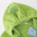 IT0270 ถุงนอนเด็กแบบซิปหน้า แบบหนา ลายถั่วลันเตา สีเขียว 