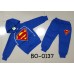 BO0137 ชุดวอร์มเด็กผู้ชาย ลายซุปเปอร์แมน Superman + กางเกงขายาวสีน้ำเงิน (2ชิ้น)