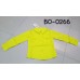 BO0266 เสื้อเชิ๊ตเด็กผู้ชายออกงาน คอปกแขนยาว แต่งกระเป๋าที่อก สีเหลือง S.100