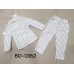 BO0362 ชุดสูทเด็กผู้ชายออกงาน เสื้อสูท + กางเกงลายทางสีขาว (2ชิ้น) 