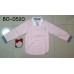 BO0520 เสื้อเชิ๊ตเด็กผู้ชายออกงาน เด็กโต คอปกแขนยาว สีชมพู 