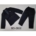 BO0612 ชุดสูทเด็กผู้ชายออกงาน เสื้อคลุมสูทแขนยาว และกางเกงขายาว สีดำ (2ชิ้น)