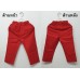 BO0613 ชุดสูทเด็กผู้ชายออกงาน เสื้อคลุมสูทแขนยาว และกางเกงขายาว สีแดง (2ชิ้น) 