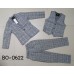 BO0622 ชุดสูทเด็กผู้ชายออกงาน เด็กโต สุดคุ้ม เสื้อสูท + เสื้อกั๊ก + กางเกงขายาวลายสก๊อตสีเทาน้ำตาล (3ชิ้น) S.110