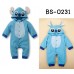 BS0231 ชุดบอดี้สูทเด็กแฟนซีดิสนีย์ แขนยาวขายาวพร้อมฮู้ด ลายสติชท์ (Stitch) 