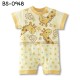 BS0948 ชุดบอดี้สูทเด็ก แขนสั้น ลายยีราฟ สีเหลือง S.80