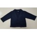 BS1039 ชุดบอดี้สูทเด็กผู้ชายแขนยาวออกงาน เนคไทสีแดง พร้อมเสื้อสูทสีกรมท่า (2ชิ้น) S.90