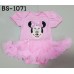 BS1071 ชุดบอดี้สูทแฟนซี เด็กผู้หญิง ลายมินนี่ เมาส์ กระโปรงฟูฟ่องสีชมพู ขนาด Large