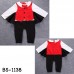BS1138 ชุดบอดี้สูทแฟนซีเด็กแดร็กคูล่า แขนยาว ติดหูกระต่ายสีแดง S.80