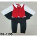BS1138 ชุดบอดี้สูทแฟนซีเด็กแดร็กคูล่า แขนยาว ติดหูกระต่ายสีแดง S.80