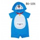 BS1231 ชุดบอดี้สูทแฟนซีเด็ก แขนสั้น พร้อมฮู้ด ลายโดเรม่อน (Doraemon) สีน้ำเงิน 