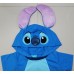 BS1232 ชุดบอดี้สูทแฟนซีเด็ก แขนสั้น พร้อมฮู้ด ลายสติชท์ (Stitch) สีน้ำเงิน