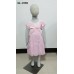 GI0158 เดรสเด็กผู้หญิง ออกงานแขนสั้น เสื้อสีชมพู กระโปรงผ้าชีฟองสีชมพู