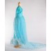 GI0867 ชุดเจ้าหญิงซินเดอเรลล่า Cinderella เชือกถักหลัง กระโปรงหางยาว สีฟ้า S.110/140