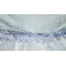 GI1464 เดรสราตรีเด็กผู้หญิงออกงานแขนกุด ปักลูกไม้รอบชายกระโปรง สีฟ้า