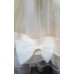 GI1502 เดรสราตรีเด็กหญิง แนวเจ้าหญิงโลลิต้า แต่งคริสตัลและโบว์ สีครีมทอง S.120
