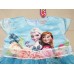 GI1515 ชุดเจ้าหญิงเด็ก Frozen หน้าสั้นหลังยาวสีฟ้า S.120