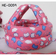 HE0059 หมวกกันน็อคเด็ก หมวกกันกระแทกเด็ก สีโอรสลายปลาและแมว (45-60cm)