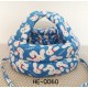 HE0060 หมวกกันน็อคเด็ก หมวกกันกระแทกเด็ก สีฟ้าลายกระต่าย (40-53cm)