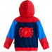 CO0178 เสื้อกันหนาวเด็ก แขนยาวซิปหน้าพร้อมฮู้ด + กางเกง ลายสไปเดอร์แมน (2 ชิ้น) S.140/150