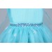 GI1344 ชุดราตรีเด็กผู้หญิง แฟนซี แขนกุด เจ้าหญิงซินเดอเรล่า CINDERELLA สีฟ้า (2ชิ้น) S.130