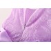 GI1188 ชุดเดรสเด็กผู้หญิงออกงาน แขนกุดลายดอกไม้ติดโบว์ สีม่วง S.90