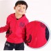 CO0111 เสื้อกันหนาวเด็ก แขนยาวข้างนึงสีดำ ซิปหน้า พร้อมฮู้ด ลายสไปเดอร์แมน