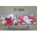 it0124 ถุงเท้าเด็กเล็ก 0-6 เดือน แพ็ค 3 คู่ เด็กหญิง (เลือกลาย)