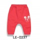 LE0237 กางเกงเด็กผู้ชาย CISI สกรีนหน้ามิกกี้เมาส์ สีแดง