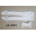 LE0349 ถุงน่อง ลองจอนเด็กผู้หญิง สีขาวเรียบๆ แต่งยางรัดข้อเท้าผ้าลูกไม้ (2ชิ้น) (เลือกไซส์) 