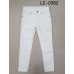 LE0382 กางเกงยีนส์ขายาวเด็กผู้ชาย ทรงขาเดฟ สีขาวออฟไวท์ (Off-white) 