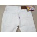 LE0382 กางเกงยีนส์ขายาวเด็กผู้ชาย ทรงขาเดฟ สีขาวออฟไวท์ (Off-white) 