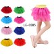 LE0385 กระโปรงเด็กผู้หญิง ปอมๆ เชียร์ TUTU ขอบเอวสีดำ ไซส์ L อายุ 5-8 ปี (เลือกสี)